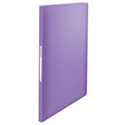 Carpeta de fundas Esselte Colour'Breeze PP. Tapas flexibles. 60 fundas. DIN A4, lavanda