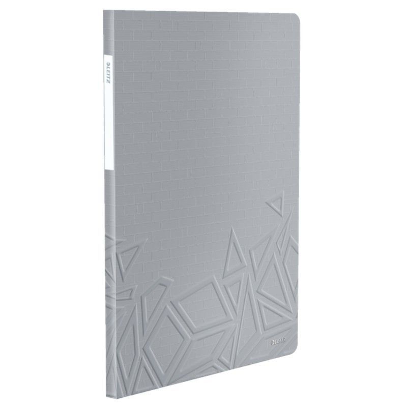 Carpeta de fundas Urban Chic. PP. 20 fundas. DIN A4, gris