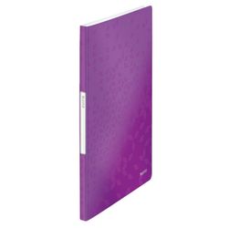 Carpeta de fundas WOW. PP. 20 fundas. DIN A4, violeta