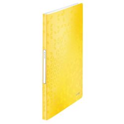 Carpeta de fundas WOW. PP. 40 fundas. DIN A4, amarillo