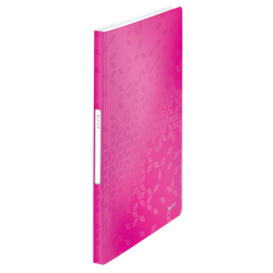 Carpeta de fundas WOW. PP. 40 fundas. DIN A4, fucsia