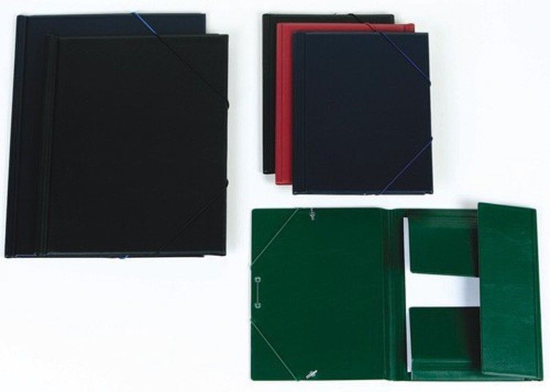 Carpeta de gomas de pvc de colores. 2 tamaños