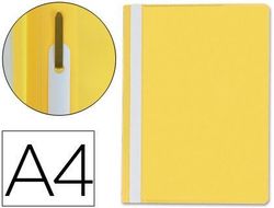 Carpeta Dossier Fastener Plastico Q-Connect Din A4 Amarilla