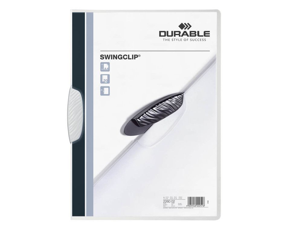 Carpeta Durable Swingclip A4 30 hojas verde