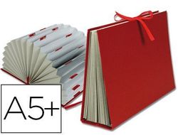 Carpeta Fuelle Liderpapel Cuarto Carton Forrado Negra