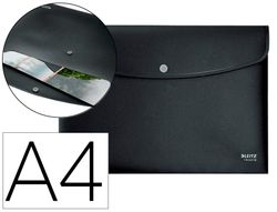 Carpeta leitz recycle portadocumentos broche din A4 polipropileno negro