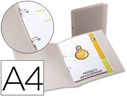 Carpeta Liderpapel 2 Anillas Redondas Mini 15 mm 49074 Polipropileno Din A4 Transparente
