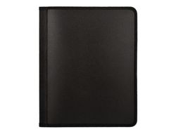 Carpeta liderpapel 4 anillas 25 mm polipropileno cierre cremallera 4 bolsillos interiores con ribete color