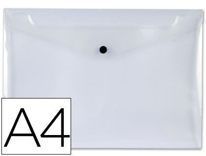 Carpeta Liderpapel Dossier Broche 34044 Polipropileno Din A4 Incolora 50 Hojas