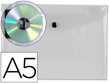 Carpeta Liderpapel Dossier Broche 34354 Polipropileno Din A5 Transparente