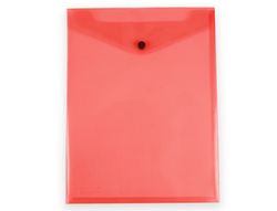 Carpeta liderpapel dossier broche polipropileno din a4 formato vertical con fuelle rojo translucido