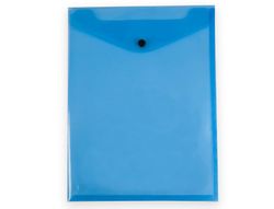 Carpeta liderpapel dossier broche polipropileno din a4 formato vertical con fuelle azul translucido