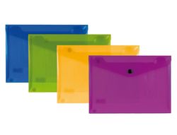Carpeta liderpapel dossier broche polipropileno DIN A5 pack de 4 colores surtidos