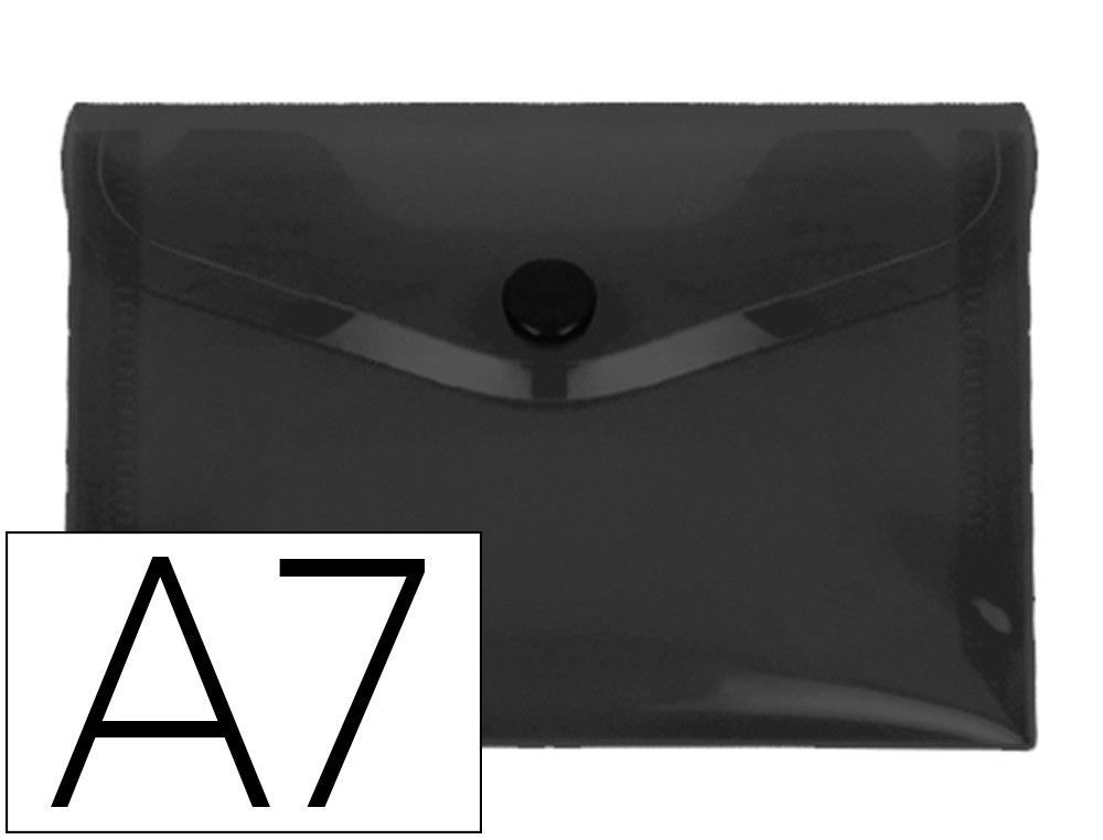 Carpeta liderpapel dossier broche polipropileno din a7 negro opaco