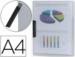 Carpeta Liderpapel Dossier Pinza Lateral 35445 Polipropileno Din A4 Incolora 30 Hojas Pinza Giratoria