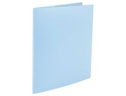 Carpeta liderpapel escaparate 80 fundas polipropileno DIN A4 celeste opaco