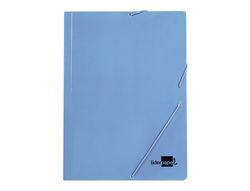 Carpeta liderpapel gomas folio 3 solapas carton plastificado colores pasteles surtidos