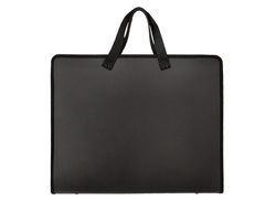 Carpeta liderpapel portadocumentos polipropileno a3 cierre de cremallera 2 bolsillos interiores con asa