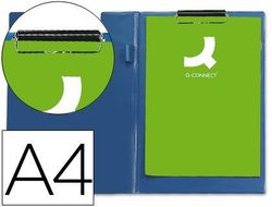 Carpeta Q-Connect Miniclips Plastico Din A4 Azul