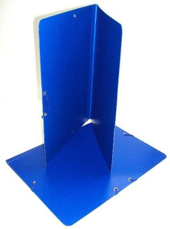 Carpeta s/bolsa Fº presspan, azul