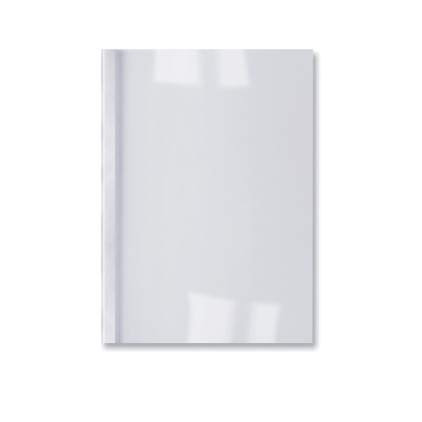 Carpeta térmica IBILEATHER GBC 3 mm (Caja 100), blanco