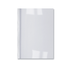 Carpeta térmica IBILEATHER GBC 3 mm (Caja 100), blanco