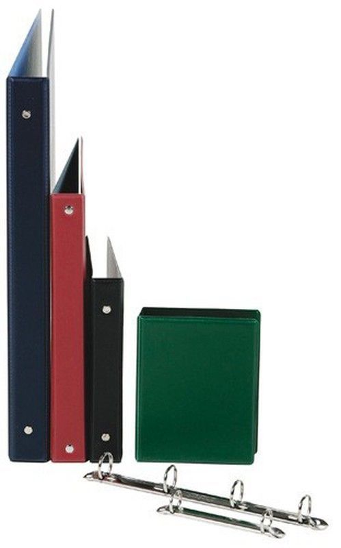 Carpetas de 4 anillas de pvc colores básicos en dos tamaños