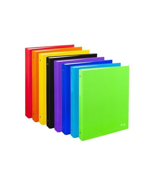 Carpetas de anillas serie luz. Tamaño cuarto (din a5)