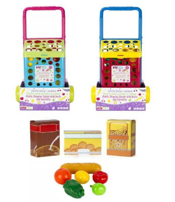 Carrito con alimentos