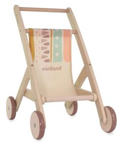 Carrito de madera para muñecos