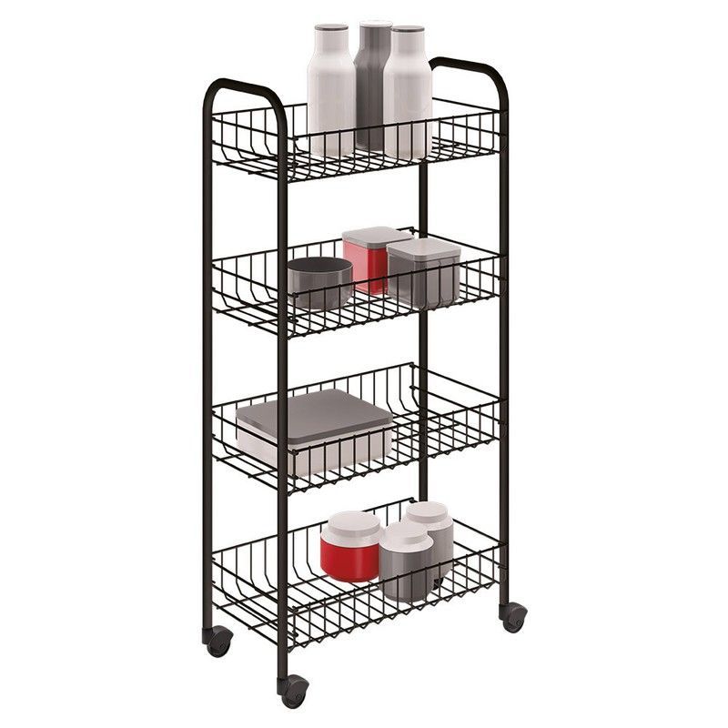 Carrito Multiuso 4 Estantes 'Pisa' Aniversario 340634038 Metaltex
