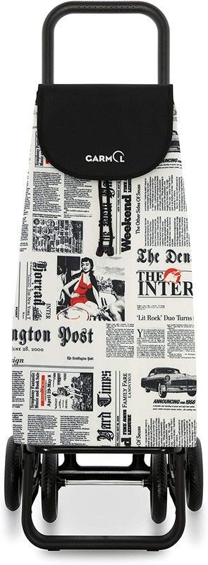 Carro compra 4 R. + bolsa pleg. 55L GARMOL