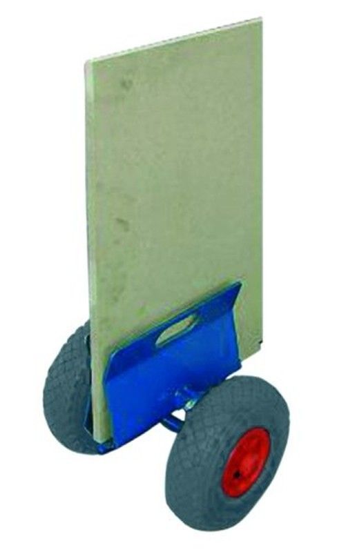Carro con pinza para tableros 2 ruedas 6043