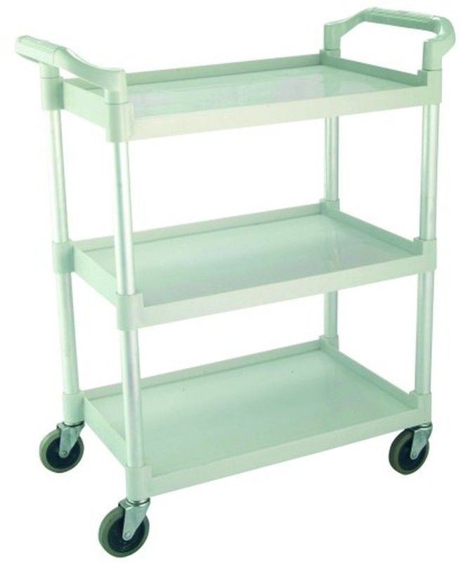 Carro con tres baldas en plástico 6012