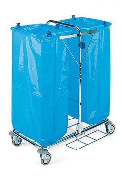 Carro cromado doble bolsa tecno 12