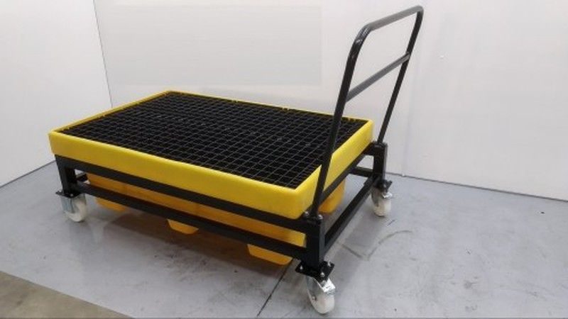 Carro Cubeta polietileno con ruedas 1.460 x 850 x 990 (480) mm 3073