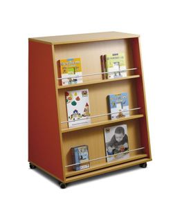 Carro expositor escolar en distintos colores