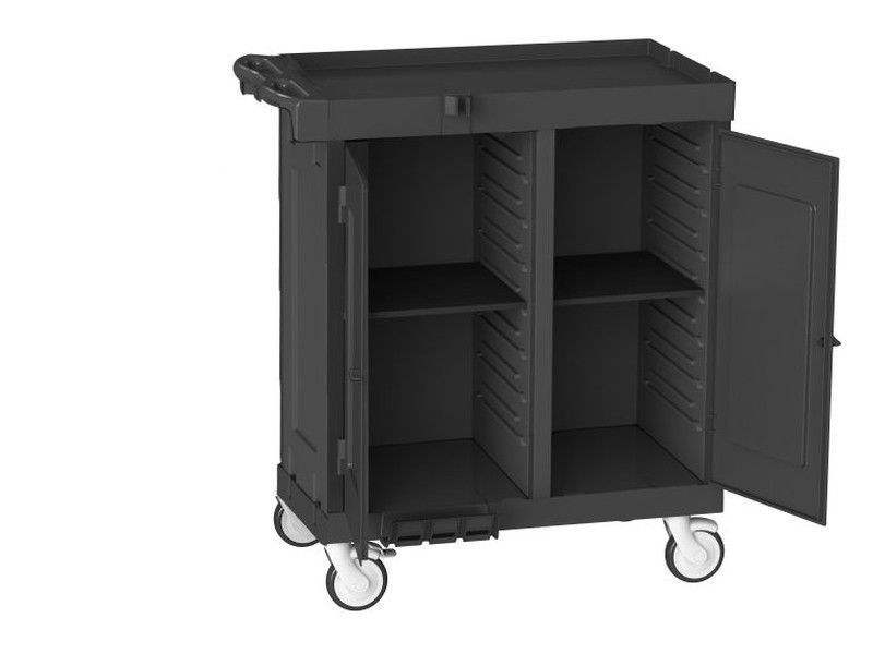 Carro habitaciones cerrado balda madera h501swda