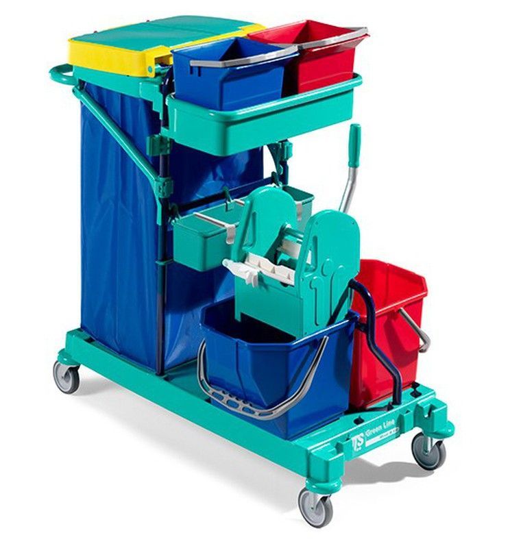 Carro limpieza green 480