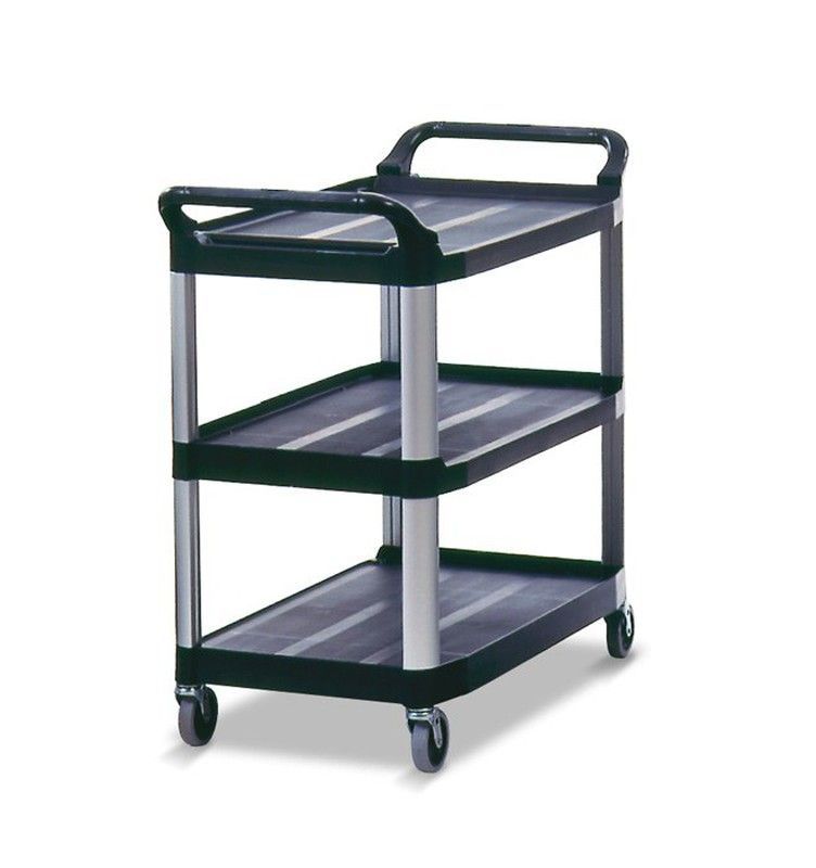 Carro servicio rubbermaid-xtra negro