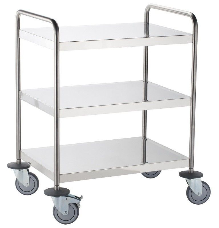 Carro servicio y transporte 3 bandejas mod 155/pp3