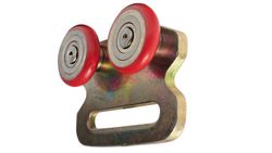 Carro toldo 75 x 53 mm de 2 ruletas nylon