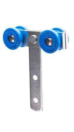 Carrucha roldana para lona lateral corredera