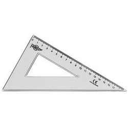 Cartabón plástico 212/30 cms.