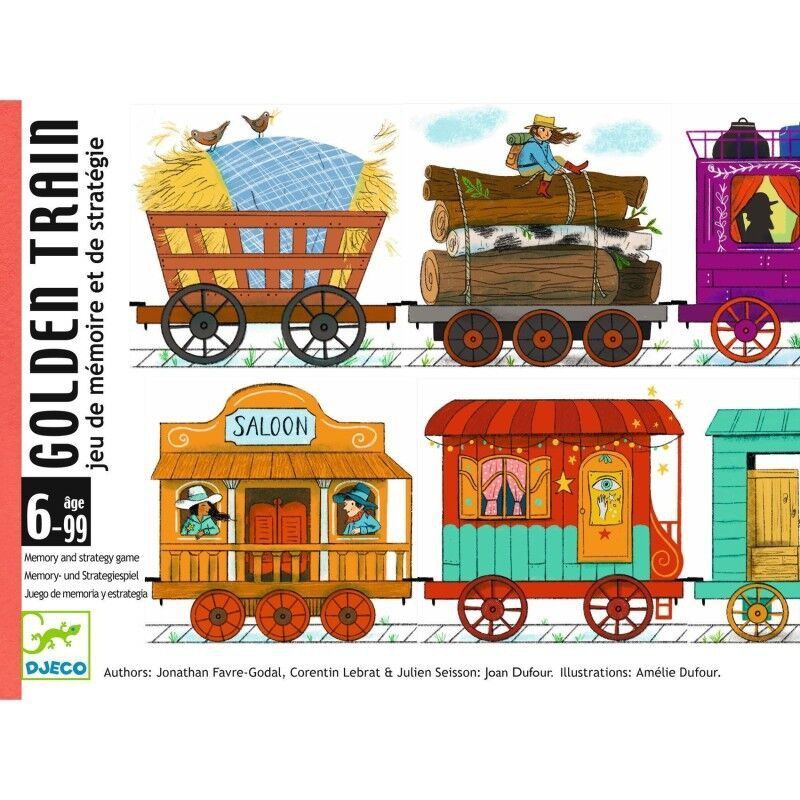 Cartas Golden Train - Djeco