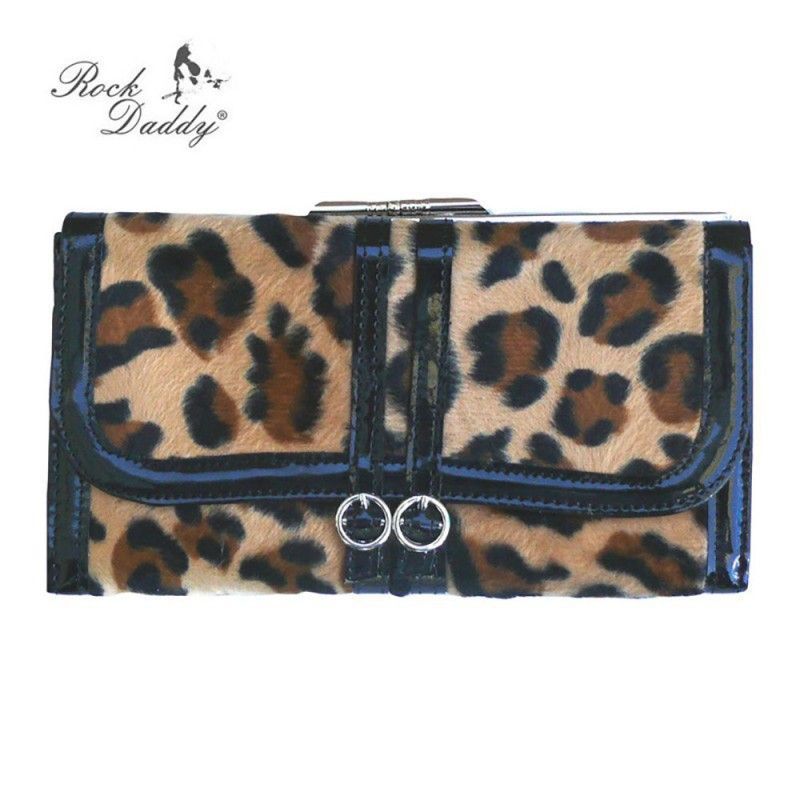 Cartera Leopardo Black