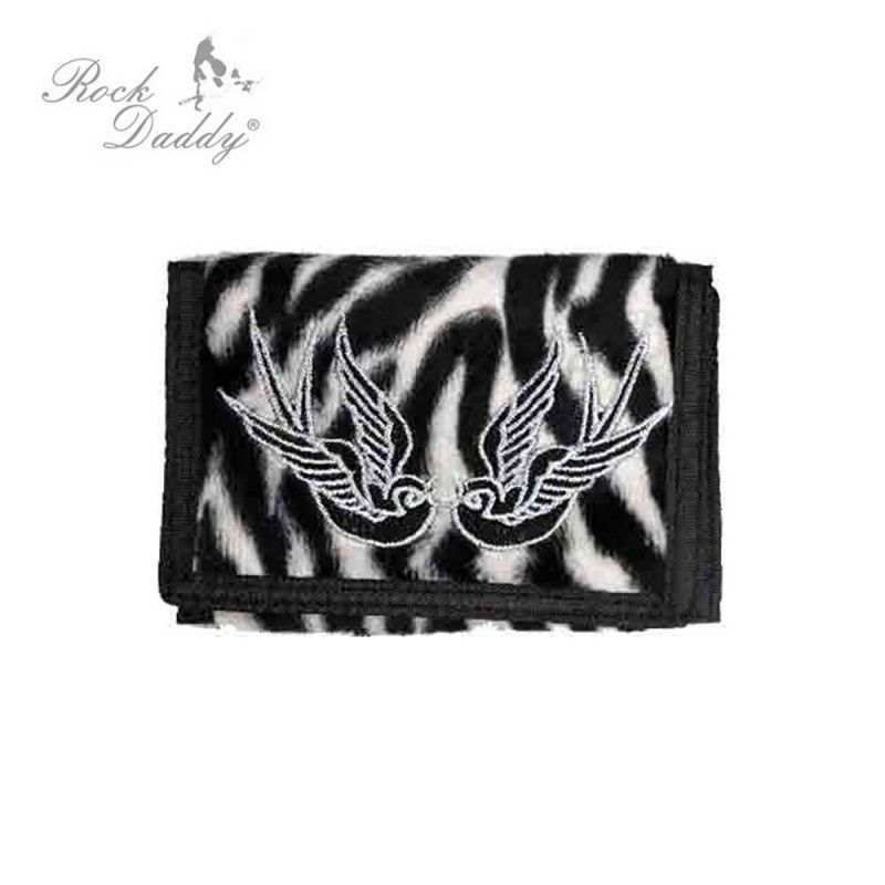Cartera Pelo Birds White