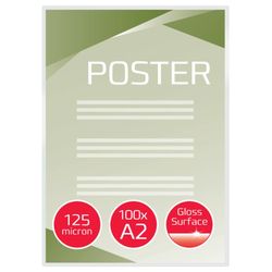 Carteras GBC DIN A2 (426X600) 2X125 mic. (Caja 50)