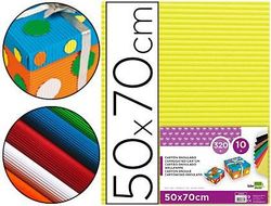 Carton Ondulado Liderpapel 50 X 70Cm 320G/M2 Amarillo