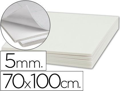 Carton Pluma Liderpapel Adhesivo 1 Cara 70X100 cm Espesor 5 Mm